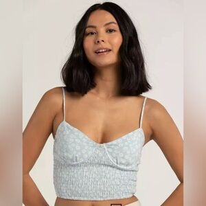 RSQ X Tilly’s  corset crop tank top Size XL